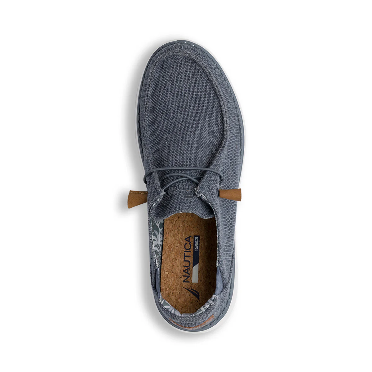 Slip-on casual blu da Uomo in tessuto canvas Nautica - Image 4