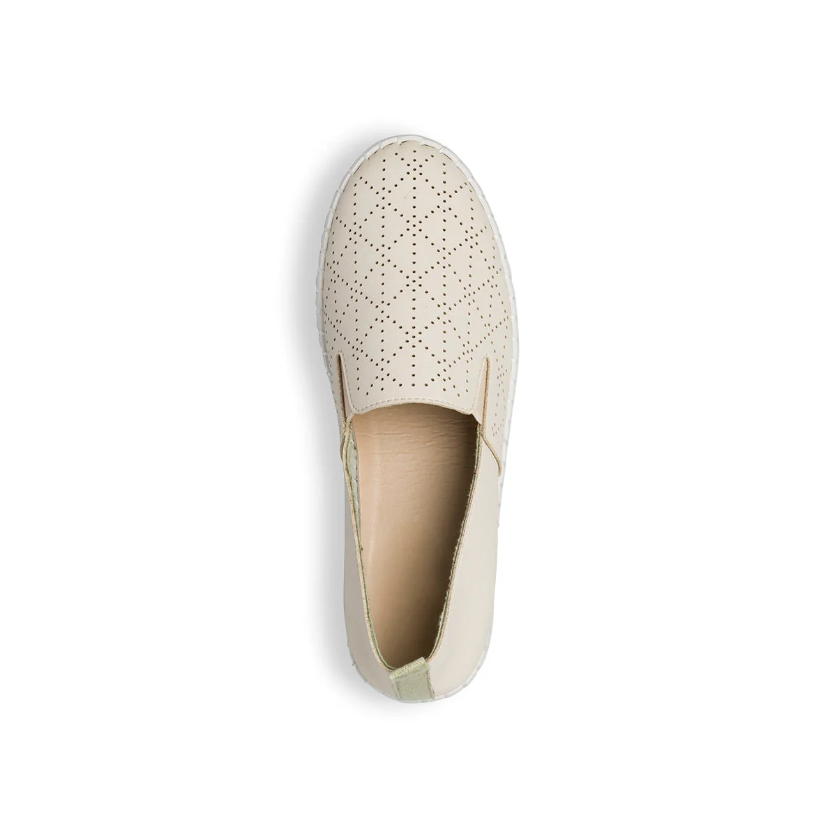 Slip-on comfort beige con dettagli traforati P Soft - Image 6