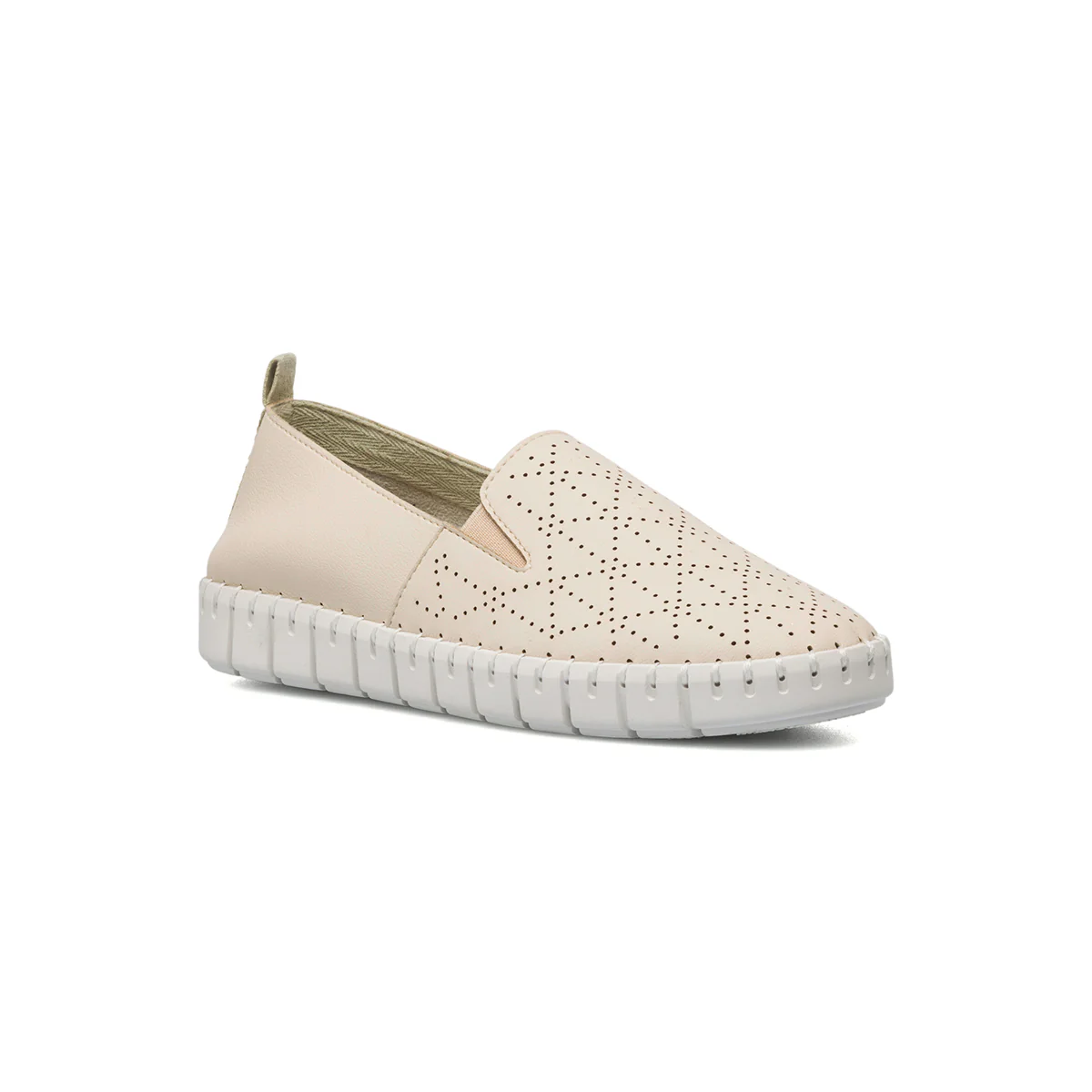 Slip-on comfort beige con dettagli traforati P Soft - Image 8