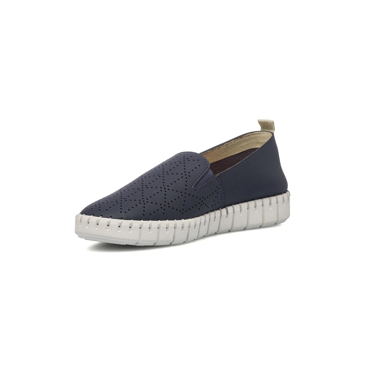 Slip-on comfort blu con dettagli traforati P Soft - Image 4