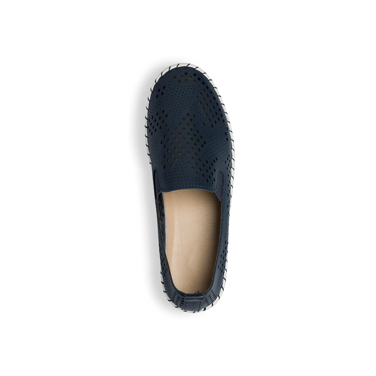 Slip-on comfort blu con dettagli traforati P Soft - Image 13