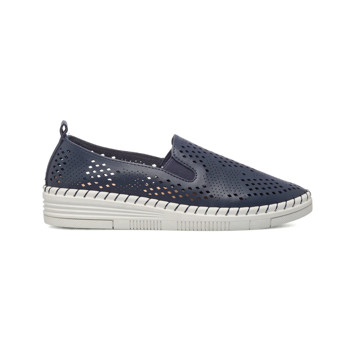Slip-on comfort blu con dettagli traforati P Soft - Image 7