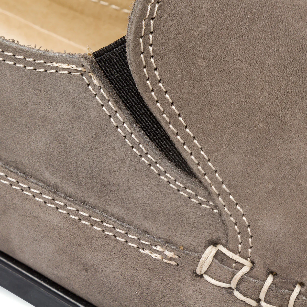 Slip-on comfort grigie in pelle da uomo Formawell - Image 5