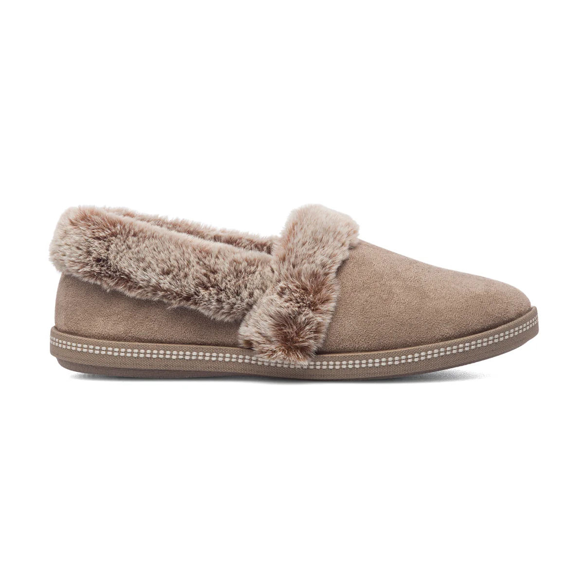 Slip-on comfort grigie in tessuto vegano Skechers Cozy Campfire