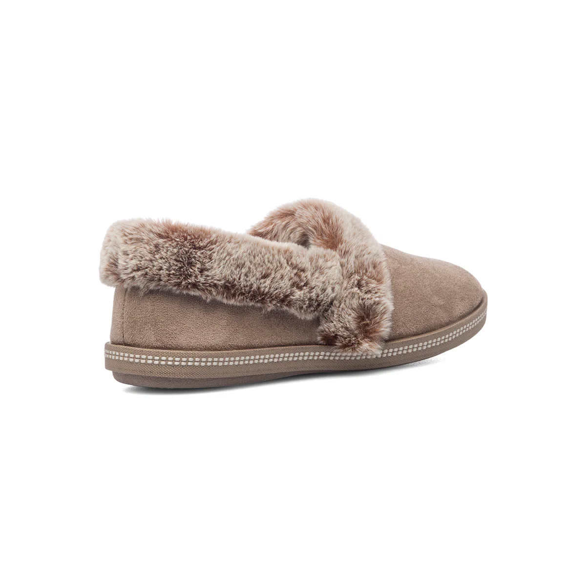 Slip-on comfort grigie in tessuto vegano Skechers Cozy Campfire - Image 3