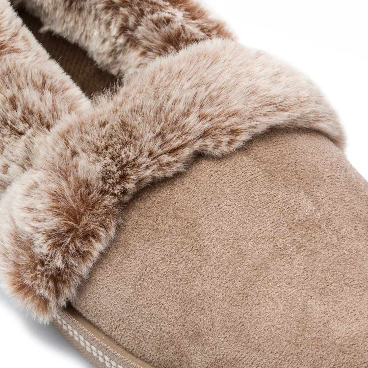 Slip-on comfort grigie in tessuto vegano Skechers Cozy Campfire - Image 6