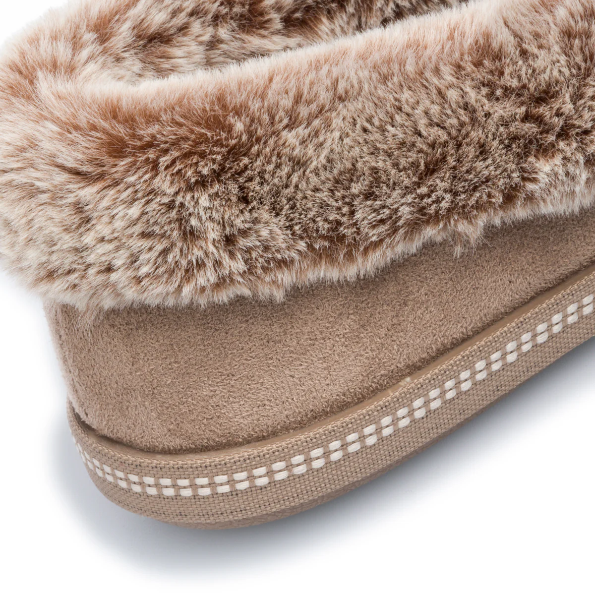Slip-on comfort grigie in tessuto vegano Skechers Cozy Campfire - Image 7