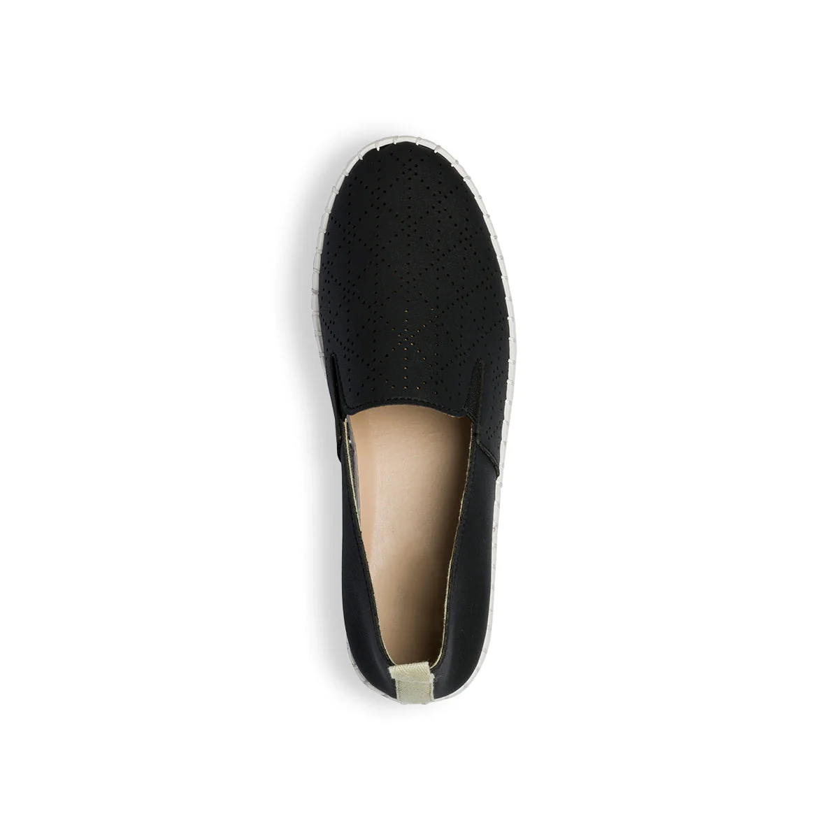 Slip-on comfort nere con dettagli traforati P Soft - Image 6