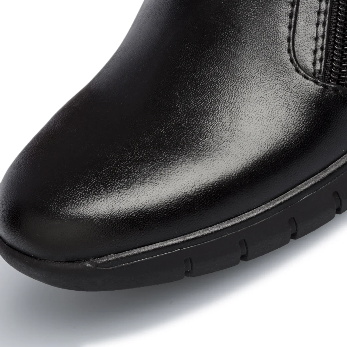 Slip-on comfort nere con zip laterali P Soft - Image 7