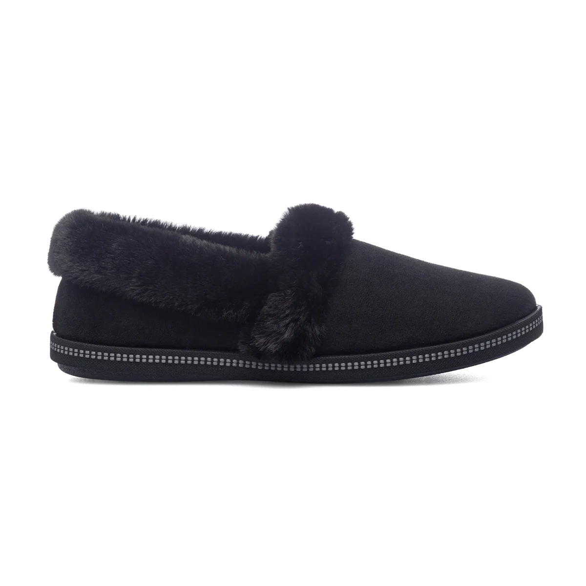 Slip-on comfort nere in tessuto vegano Skechers Cozy Campfire