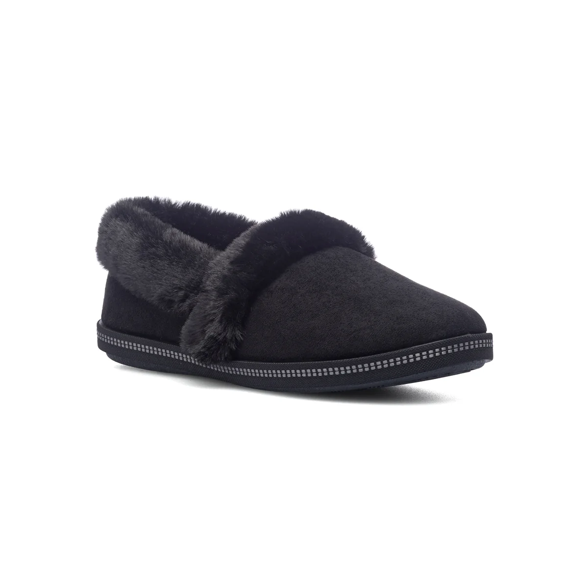 Slip-on comfort nere in tessuto vegano Skechers Cozy Campfire - Image 2