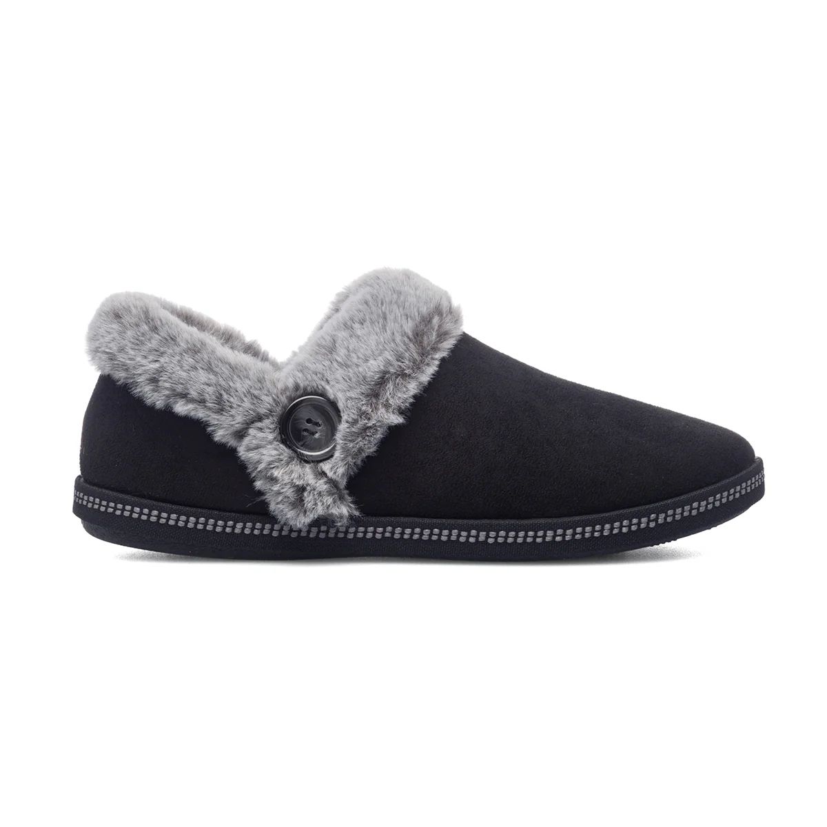 Slip-on comfort nere in tessuto vegano Skechers Cozy Campfire