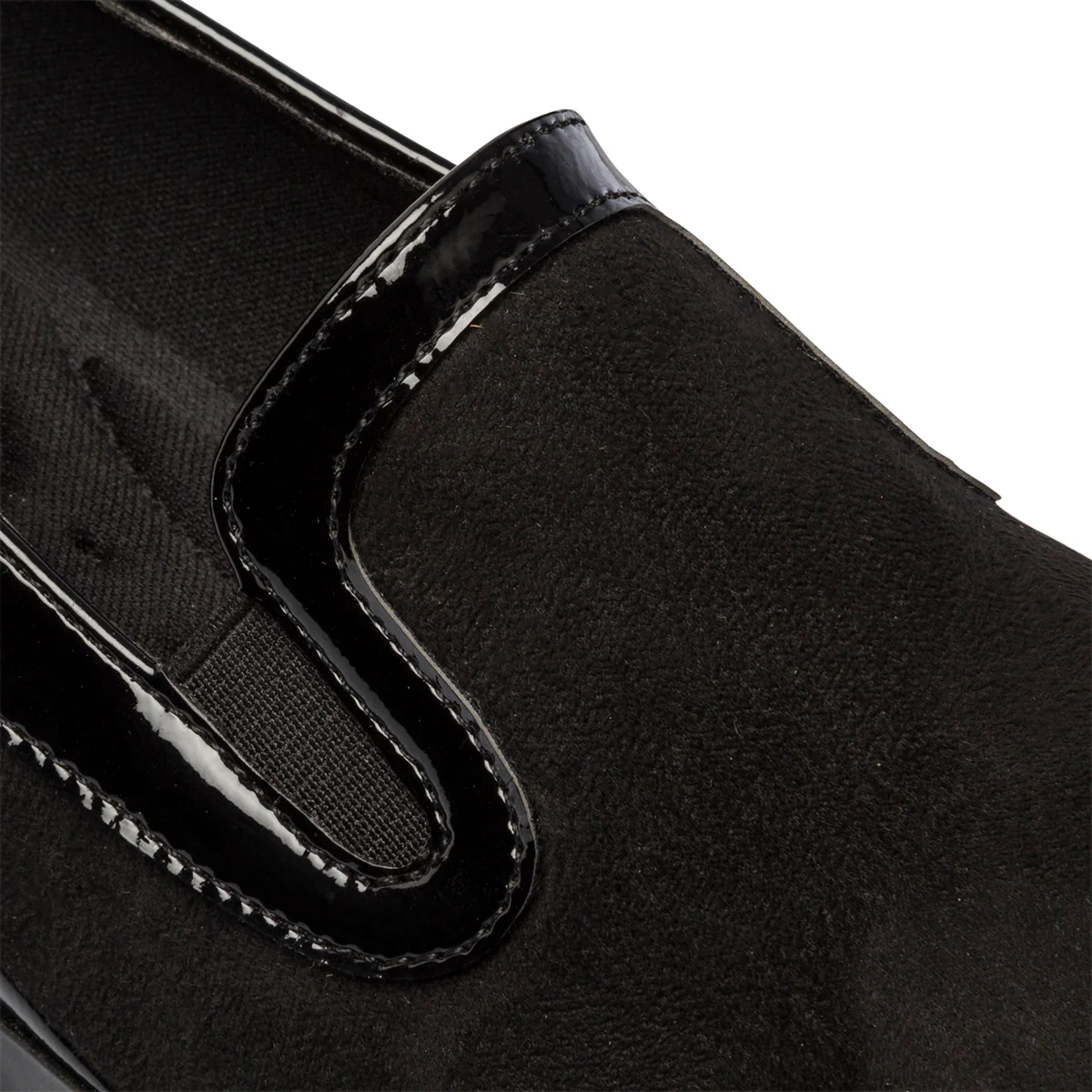 Slip-on comfort nere scamosciate da donna P Soft - Image 8