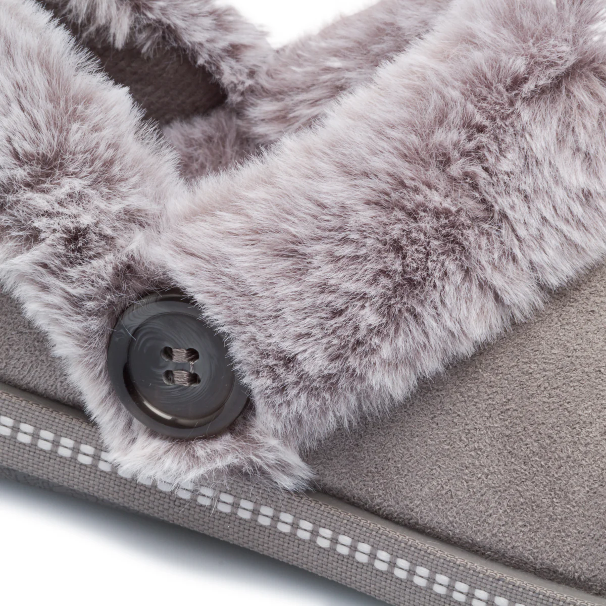 Slip-on comfort taupe in tessuto vegano Skechers Cozy Campfire - Image 7