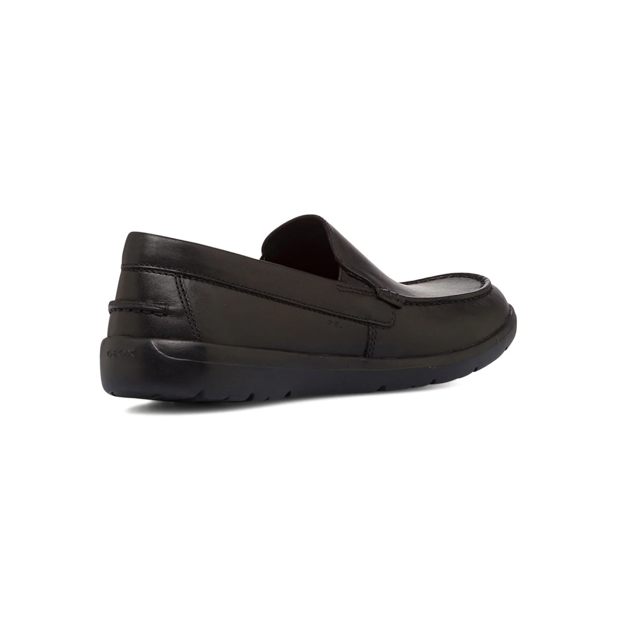 Slip-on da uomo nere in pelle Geox Leitan - Image 3