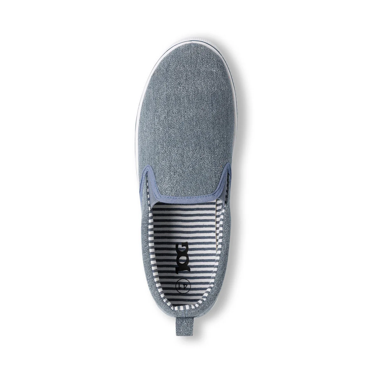 Slip-on denim da uomo in denim blu Jog - Image 5