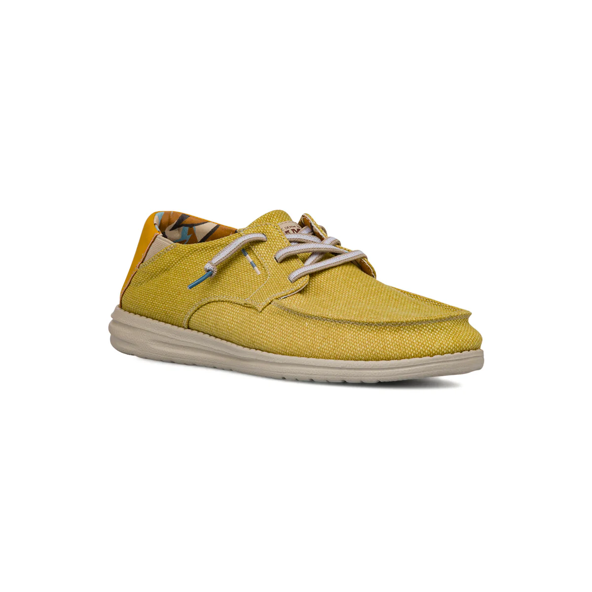 Slip-on gialle da Uomo in tessuto leggero Glams - Image 2