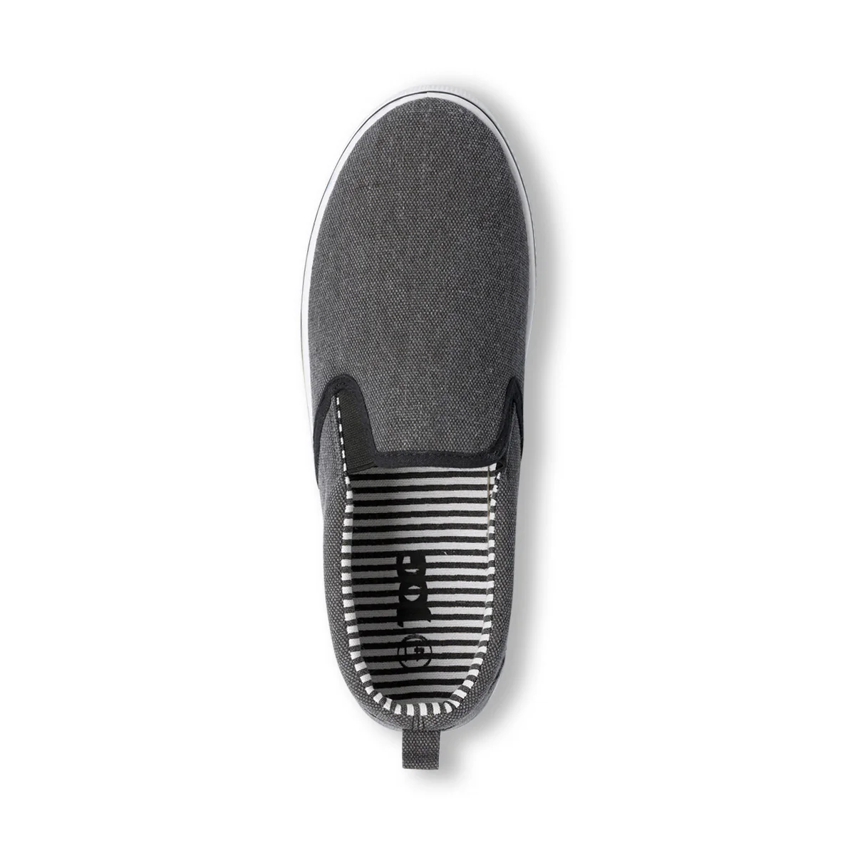 Mocassini Slip-on Neri da Uomo in tessuto Jog - Image 4