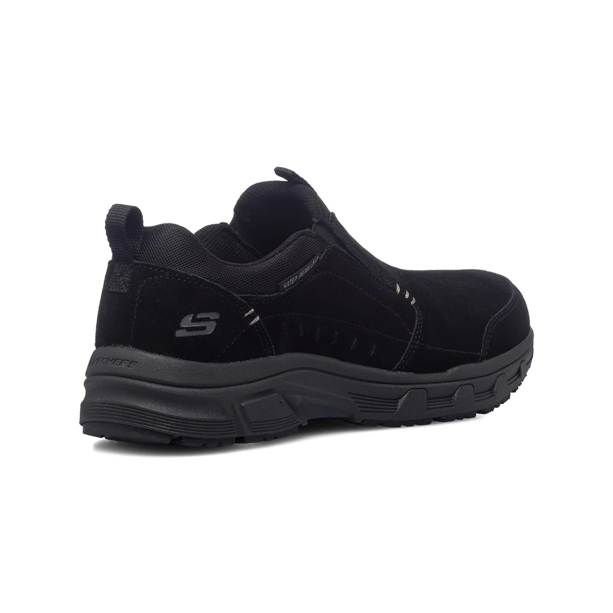 Slip-on nere in pelle scamosciata Skechers Oak Canyon - Image 3