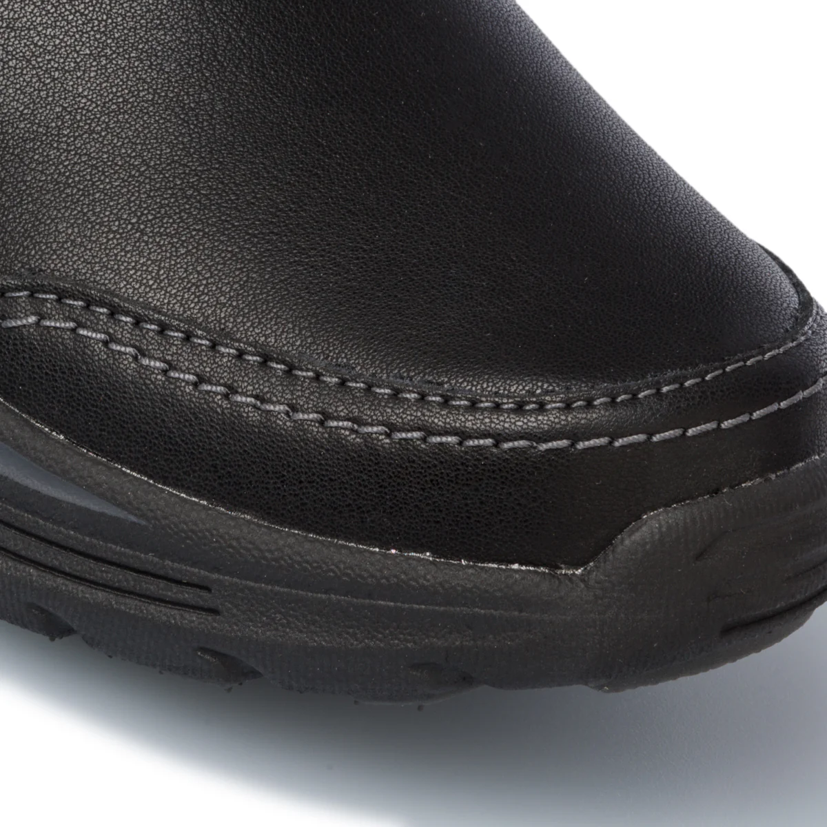 Slip-on nere in pelle Skechers - Image 5