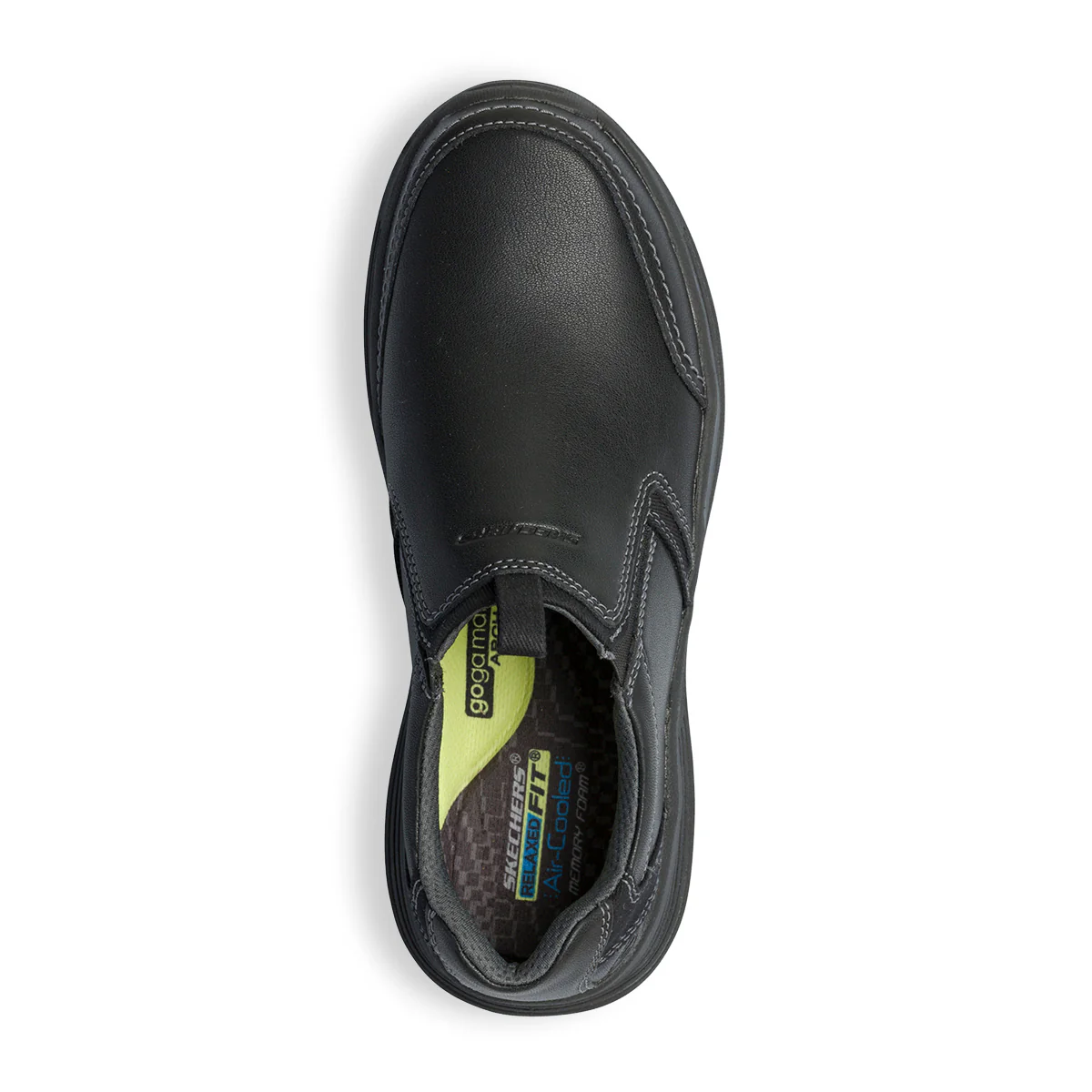 Slip-on nere in pelle Skechers - Image 7