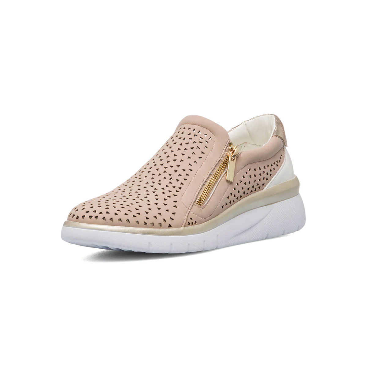 Slip-on rosa da donna con zip laterale P Eco Friendly - Image 2
