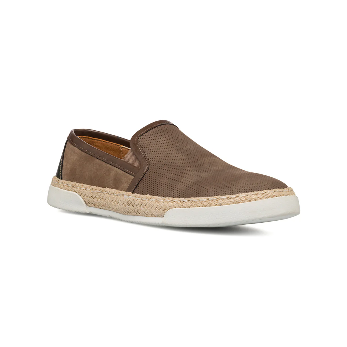 Slip-on taupe da uomo con suola in gomma e corda Riflessi Urbani - Image 2