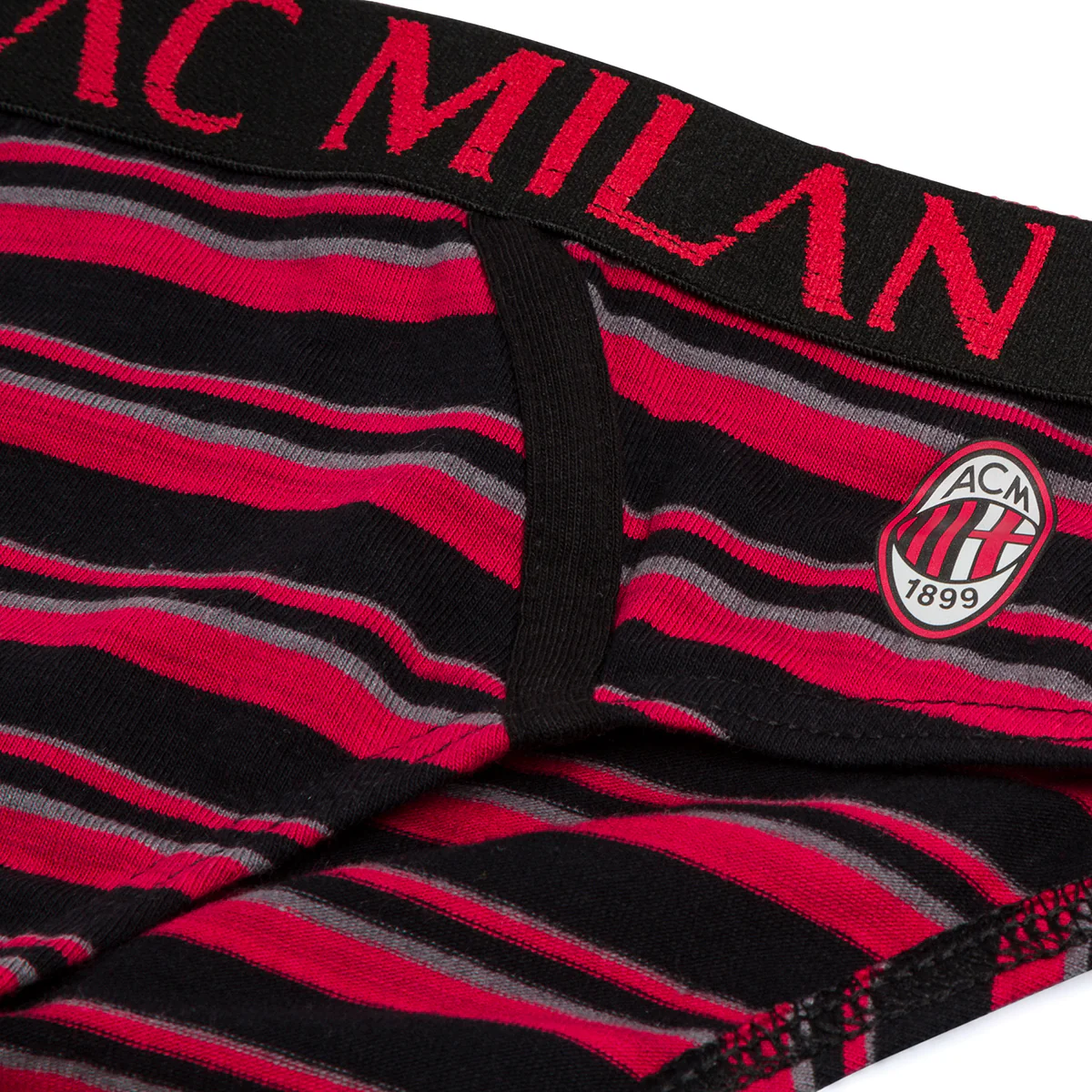 Slip rossoneri da bambino con logo Milan - Image 4