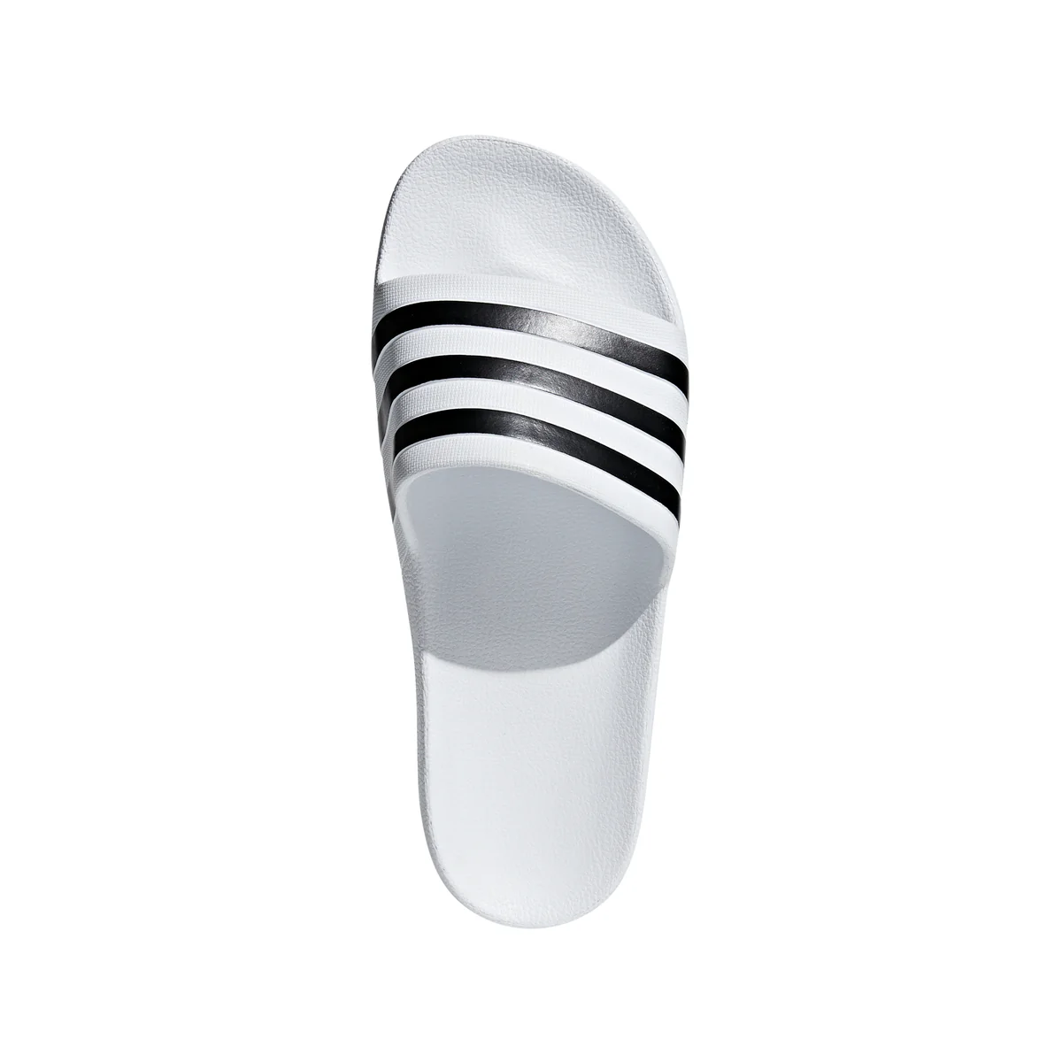 Slippers bianche in gomma con logo a contrasto adidas Adilette Aqua - Image 3