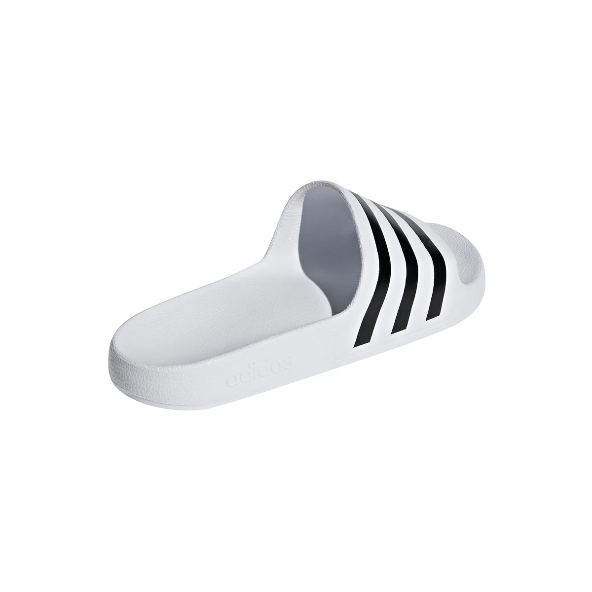 Slippers bianche in gomma con logo a contrasto adidas Adilette Aqua - Image 4