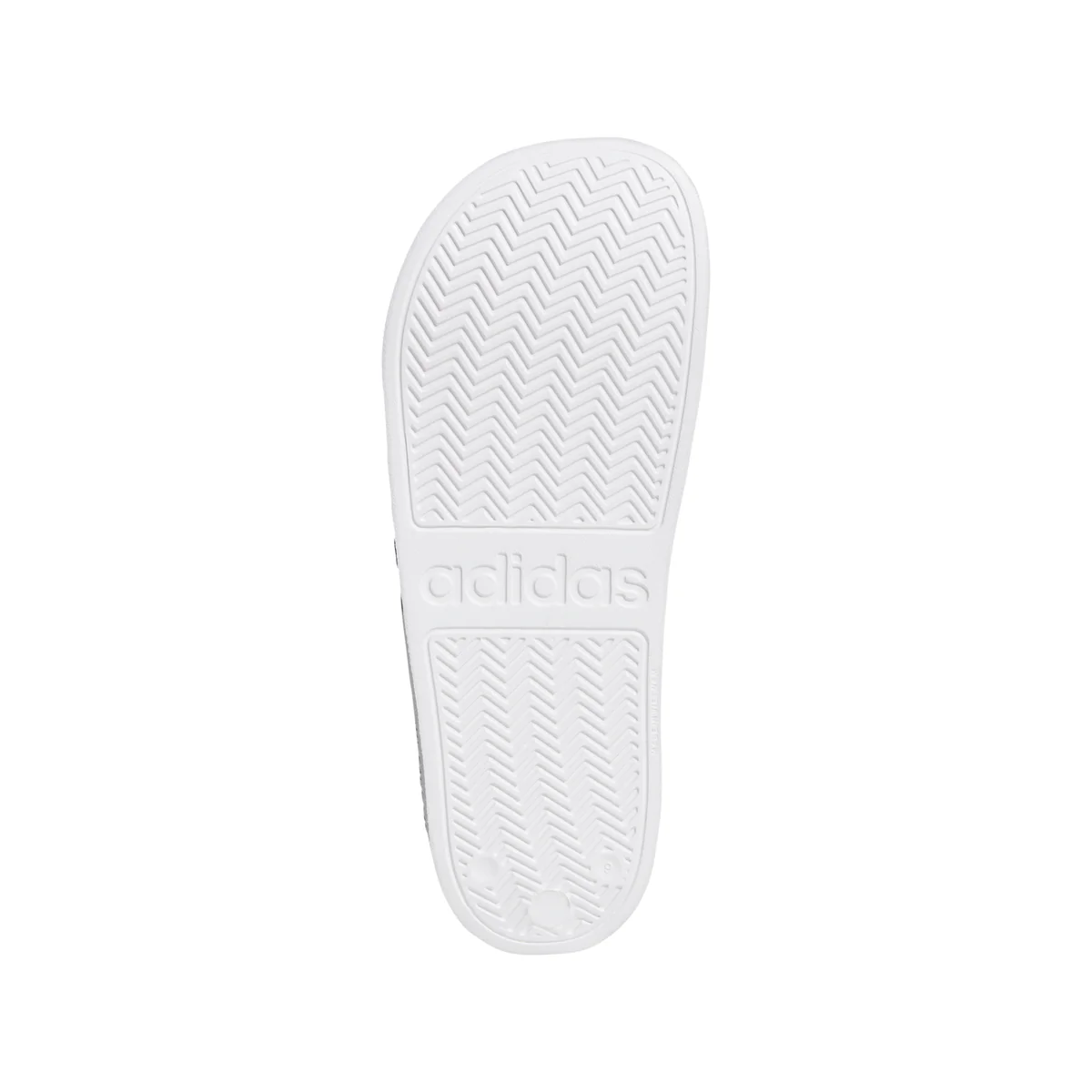 Slippers bianche in gomma con strisce a contrasto adidas Adilette Shower - Image 5