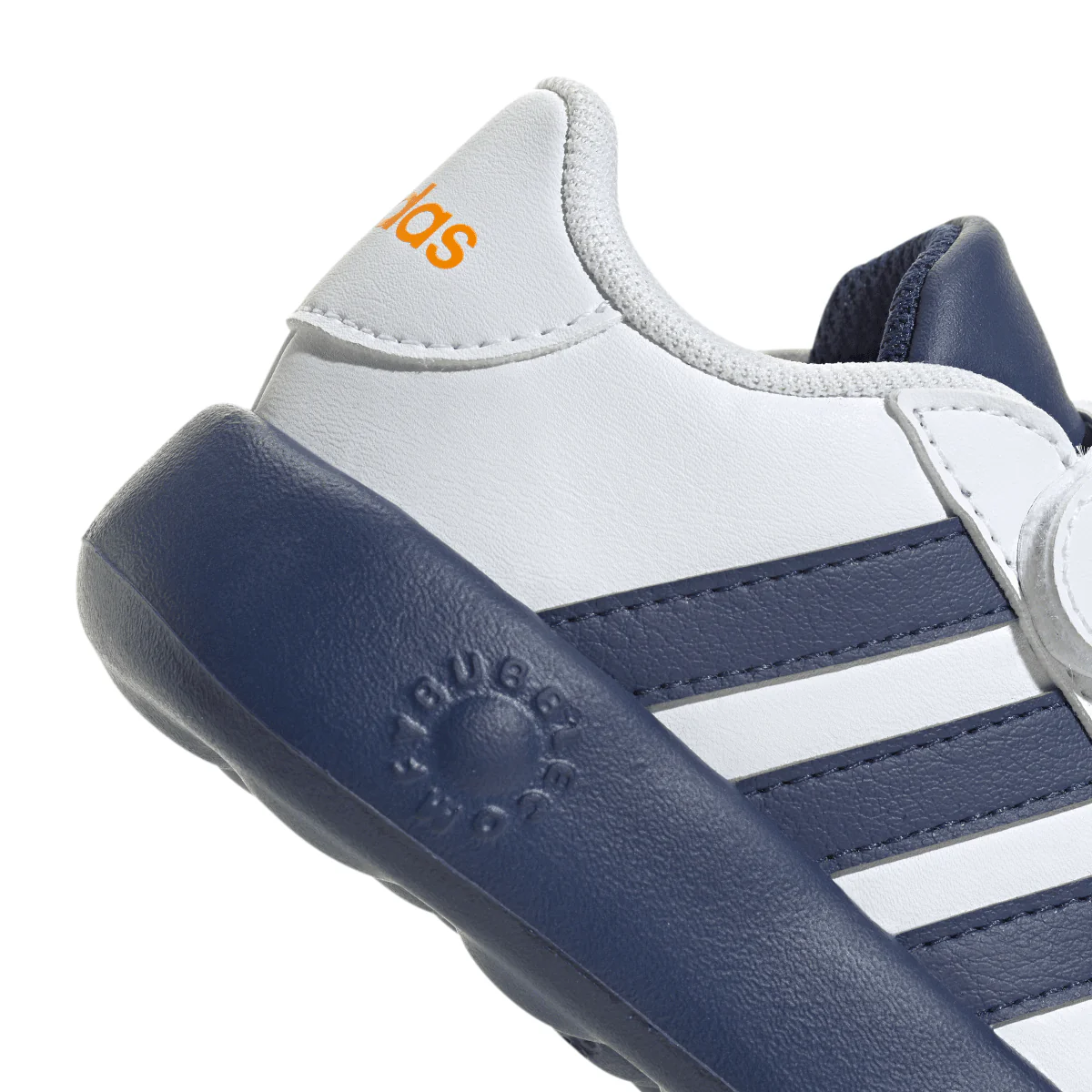 Sneakers primi passi bambino bianche e blu con doppio strappo adidas Grand Court 2.0 - Image 5