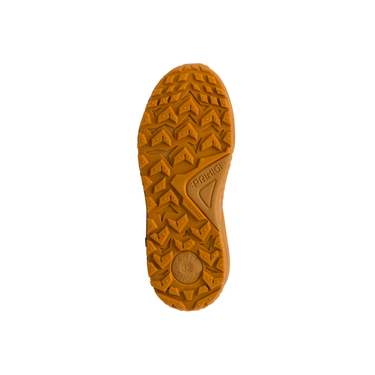 Sneakers alte bambino ocra con dettagli blu Primigi - Image 5