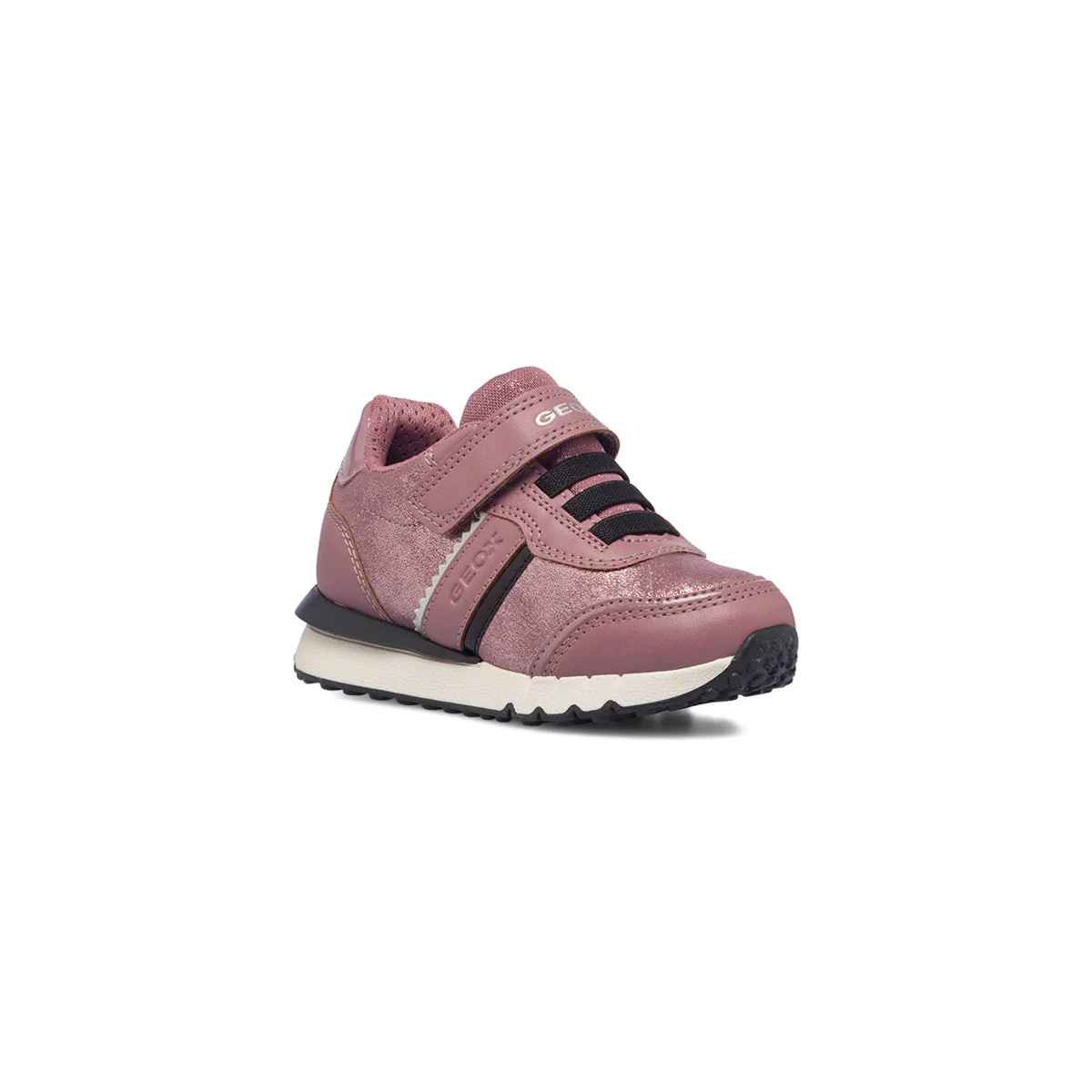 Sneakers alte beige effetto perlato Geox Fastics - Image 2