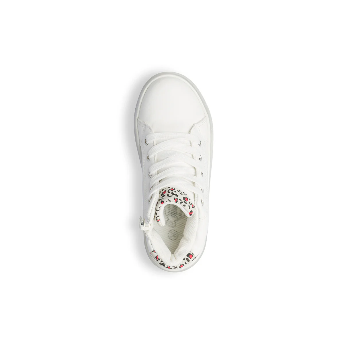Sneakers alte bianche con dettagli animalier Le scarpe di Alice - Image 9