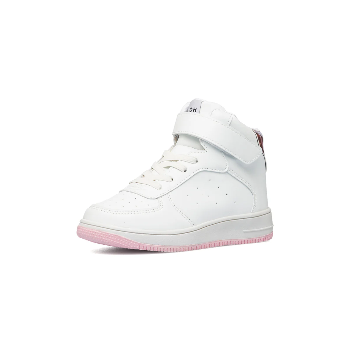 Sneakers alte bianche con dettaglio animalier 10 Baci - Image 2