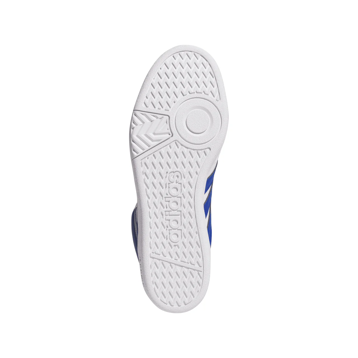 Sneakers alte bianche con inserti blu da Uomo adidas Hoops 4.0 - Image 8