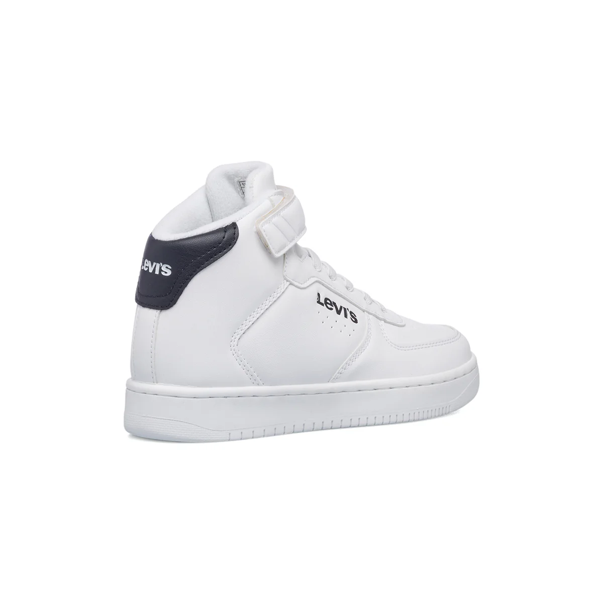 Sneakers alte bianche con logo a contrasto Levi's New Union Mid - Image 3