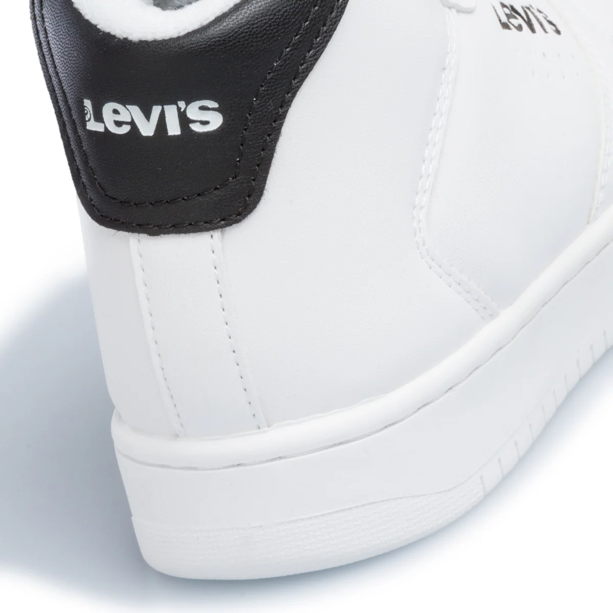 Sneakers alte bianche con logo a contrasto Levi's New Union Mid - Image 7