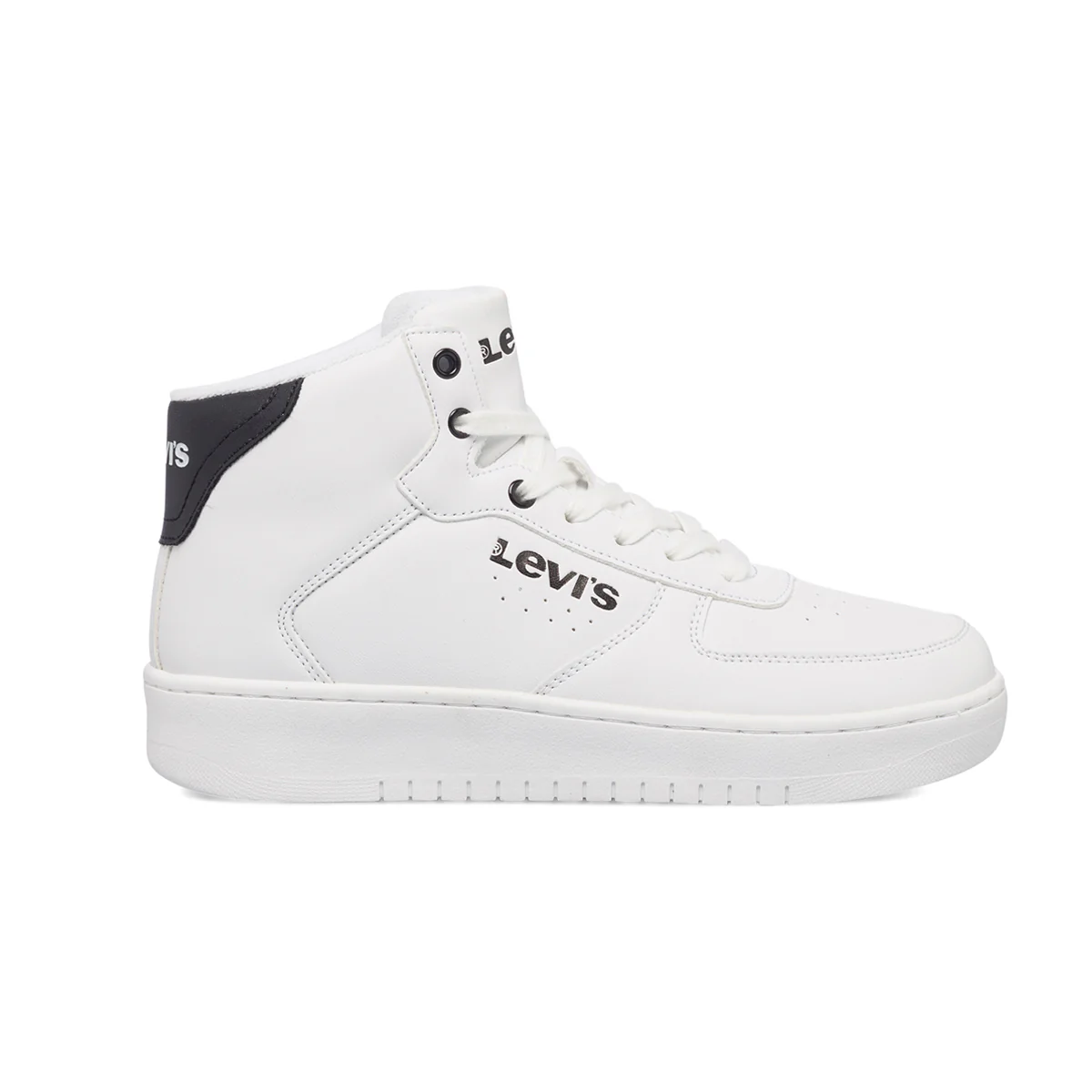 Sneakers alte bianche con logo a contrasto Levi's New Union Mid - Image 6