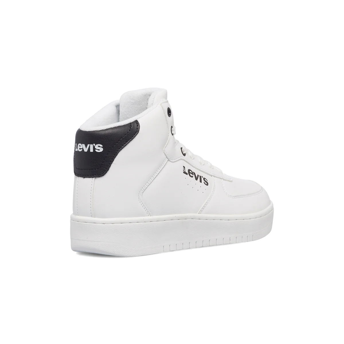 Sneakers alte bianche con logo a contrasto Levi's New Union Mid - Image 8