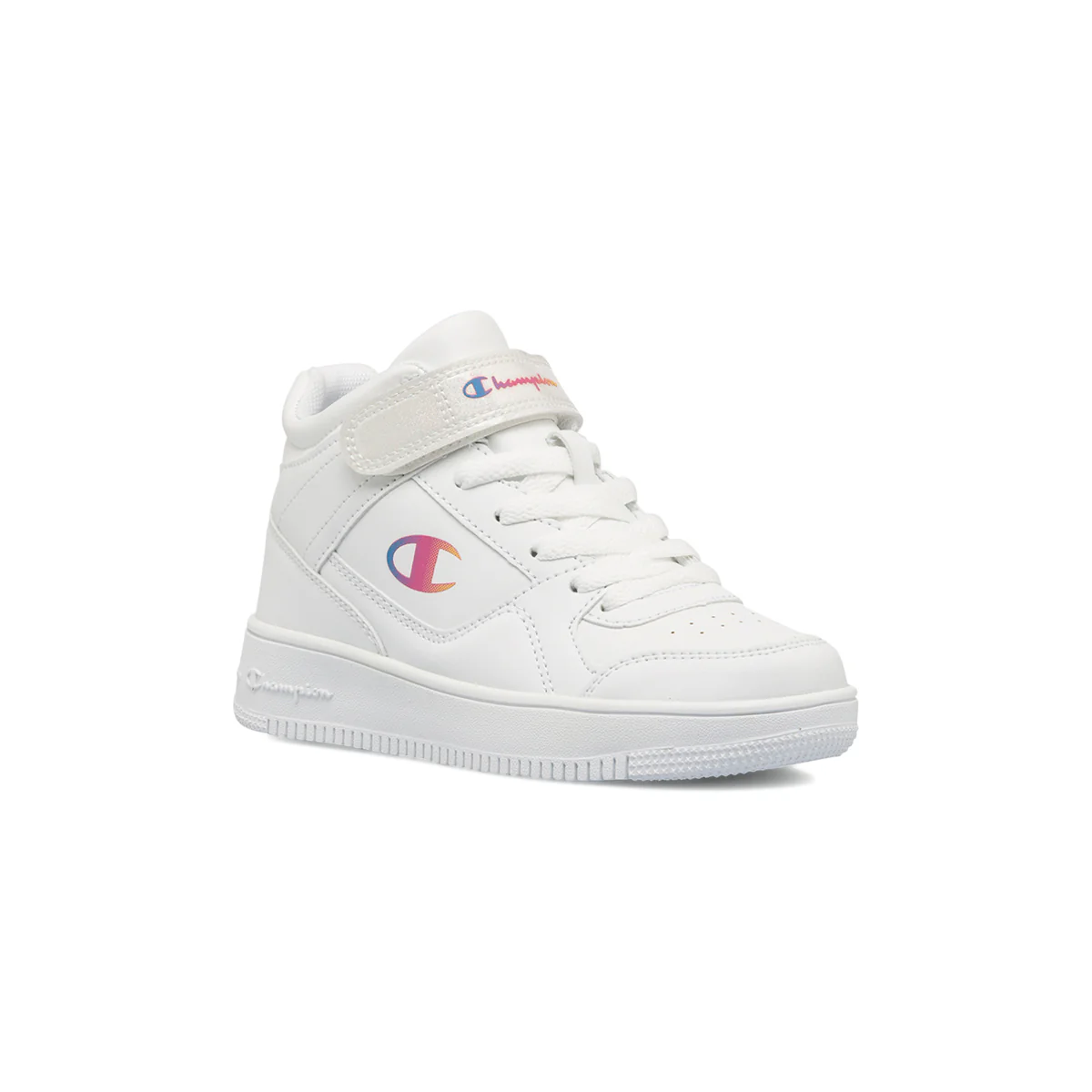 Sneakers alte bianche da bambina Champion Rebound Vintage G Ps High - Image 2