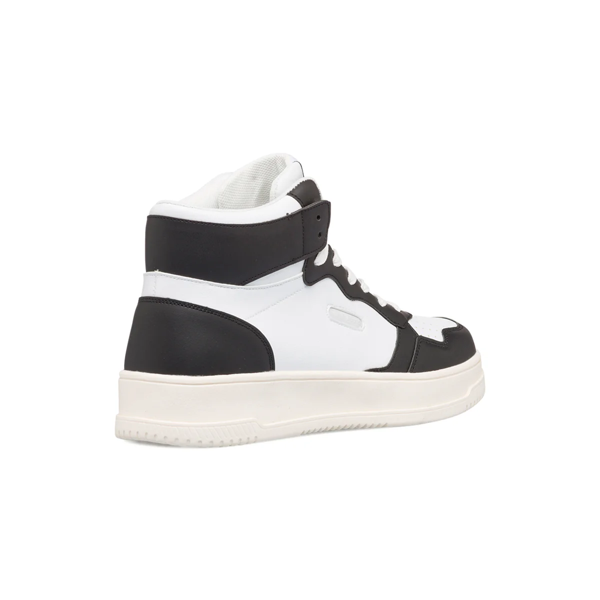 Sneakers alte bianche da donna con dettagli neri Swish Jeans - Image 7