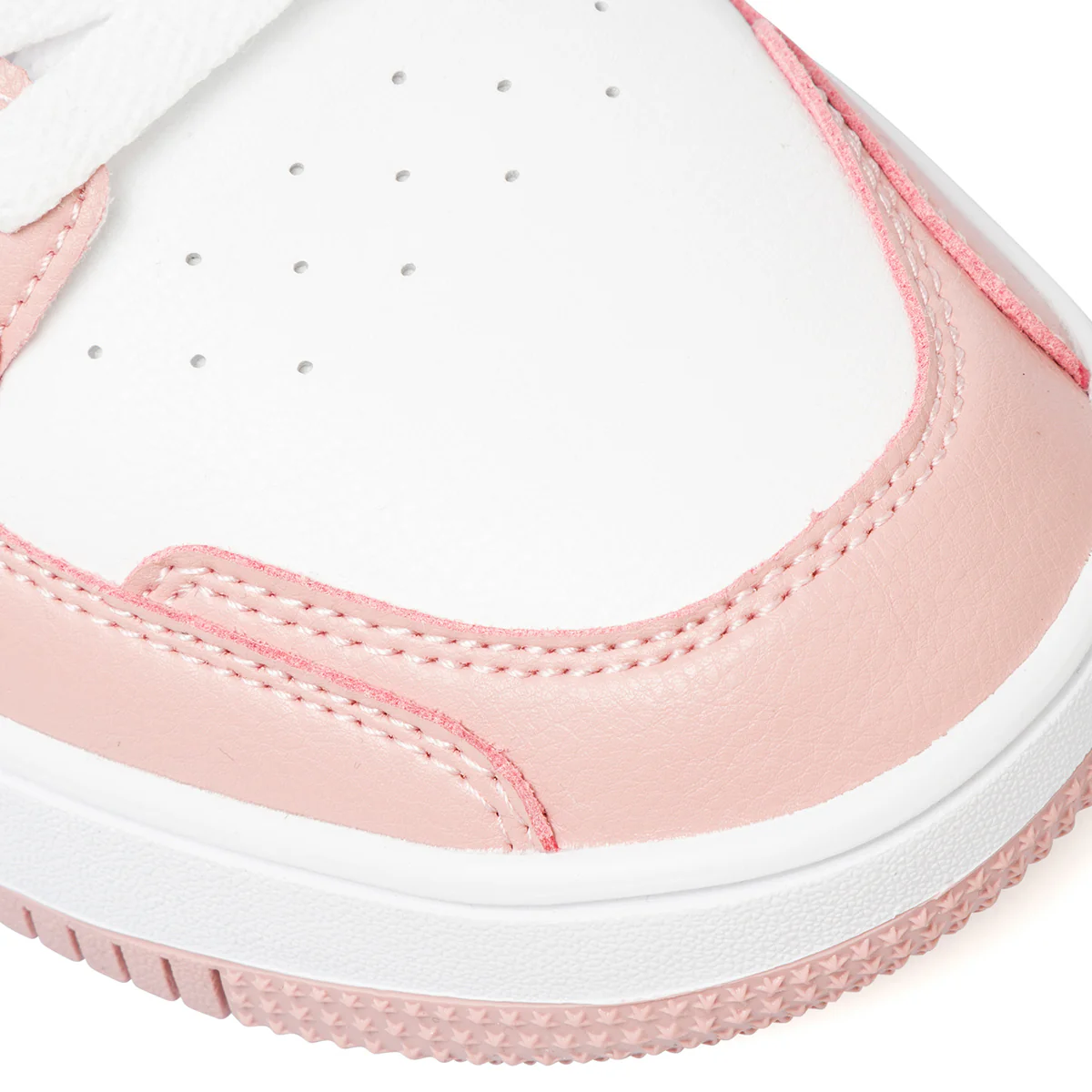 Sneakers alte bianche da donna con dettagli rosa Champion Rebound 2.0 Mid - Image 6