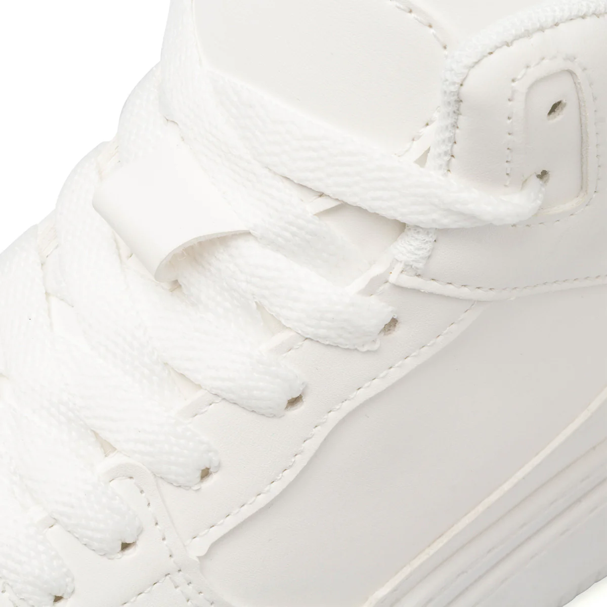 Sneakers alte bianche da donna con dettagli traforati Lora Ferres - Image 7