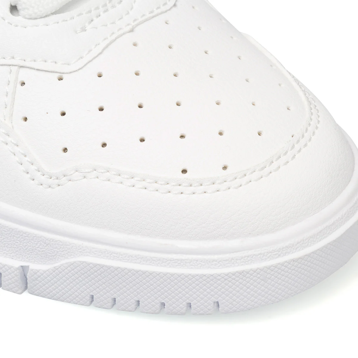 Sneakers alte bianche da donna con dettagli traforati Swish Jeans - Image 6