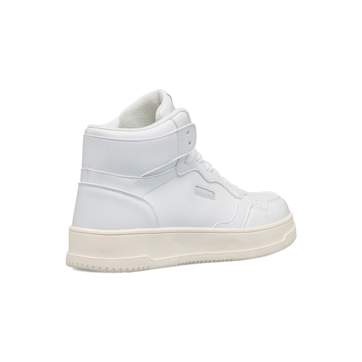 Sneakers alte bianche da donna con dettagli traforati Swish Jeans - Image 4