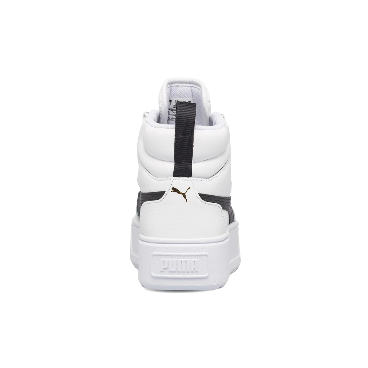 Sneakers alte bianche da donna con zeppa Puma Karmen Mid - Image 4