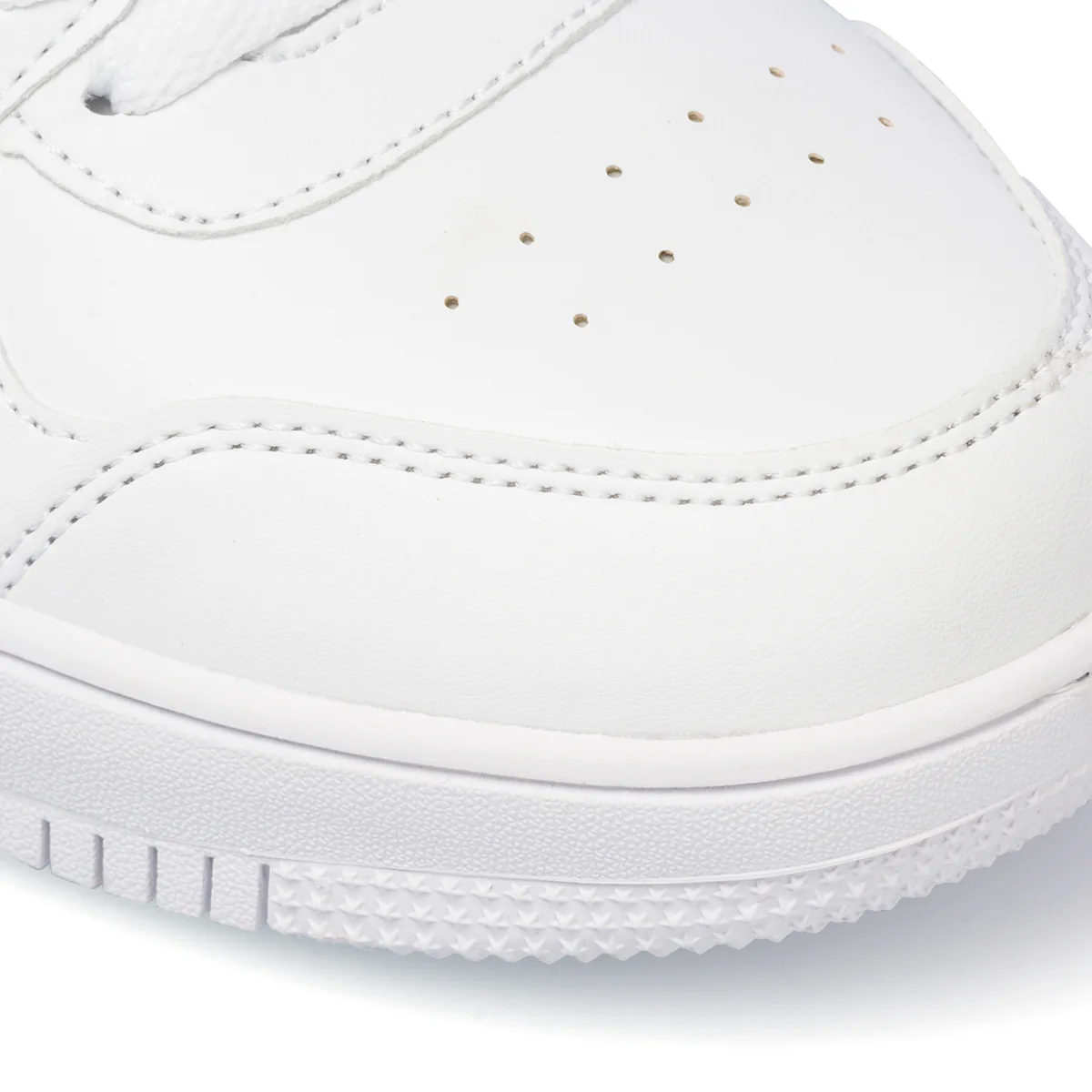Sneakers alte bianche da ragazza con logo laterale Champion Rebound Vintage Mid G GS - Image 9