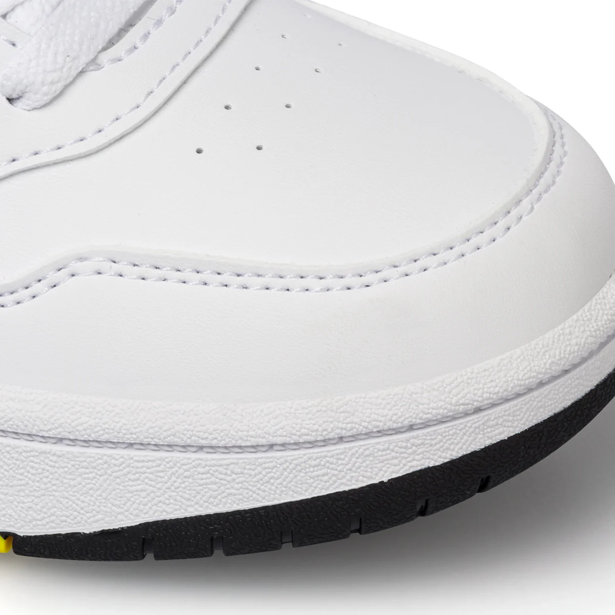 Sneakers alte bianche da ragazzo con design 3-stripes adidas Hoops Mid 3.0 K - Image 6